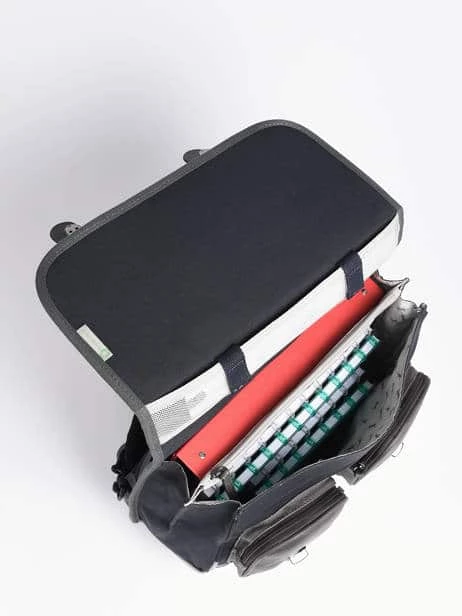 Cartable Ă Roulettes 38 Cm Vintage Blue Badge - Cameleon - CP, CE1, CE2 â Image 4