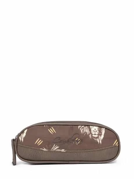 Trousse Vintage Urban Marron (Taupe Lion) - Caméléon - 2 Compartiments
