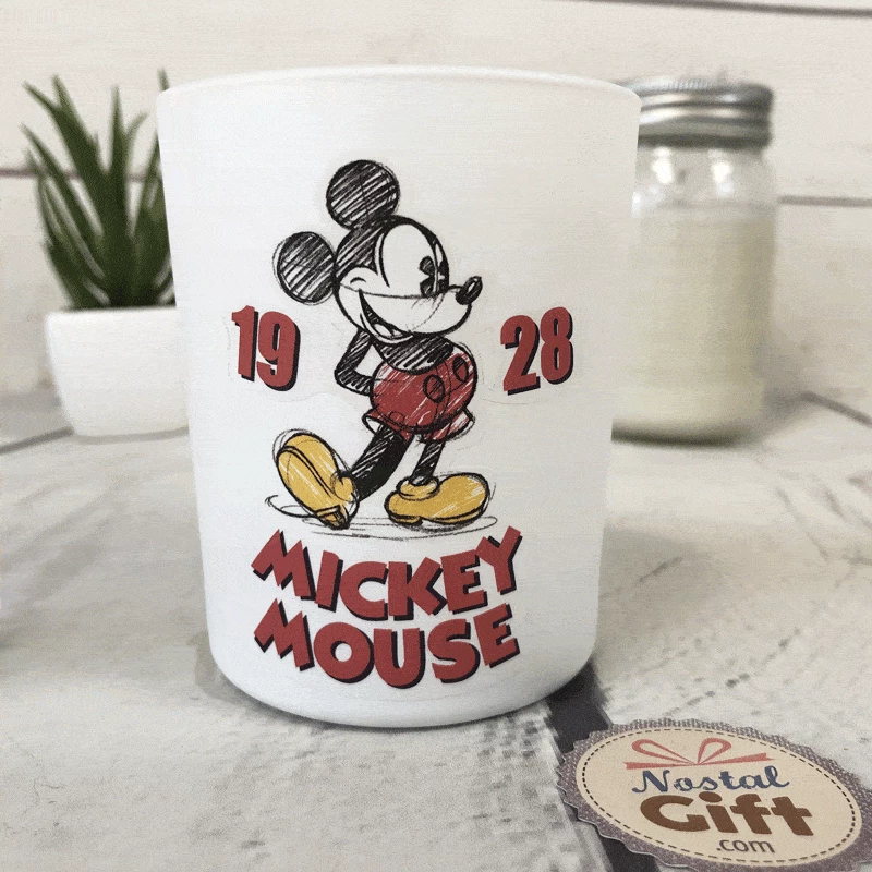 Bougie Mickey 1928 Et Son Coffret Cadeau - Parfum Végétal