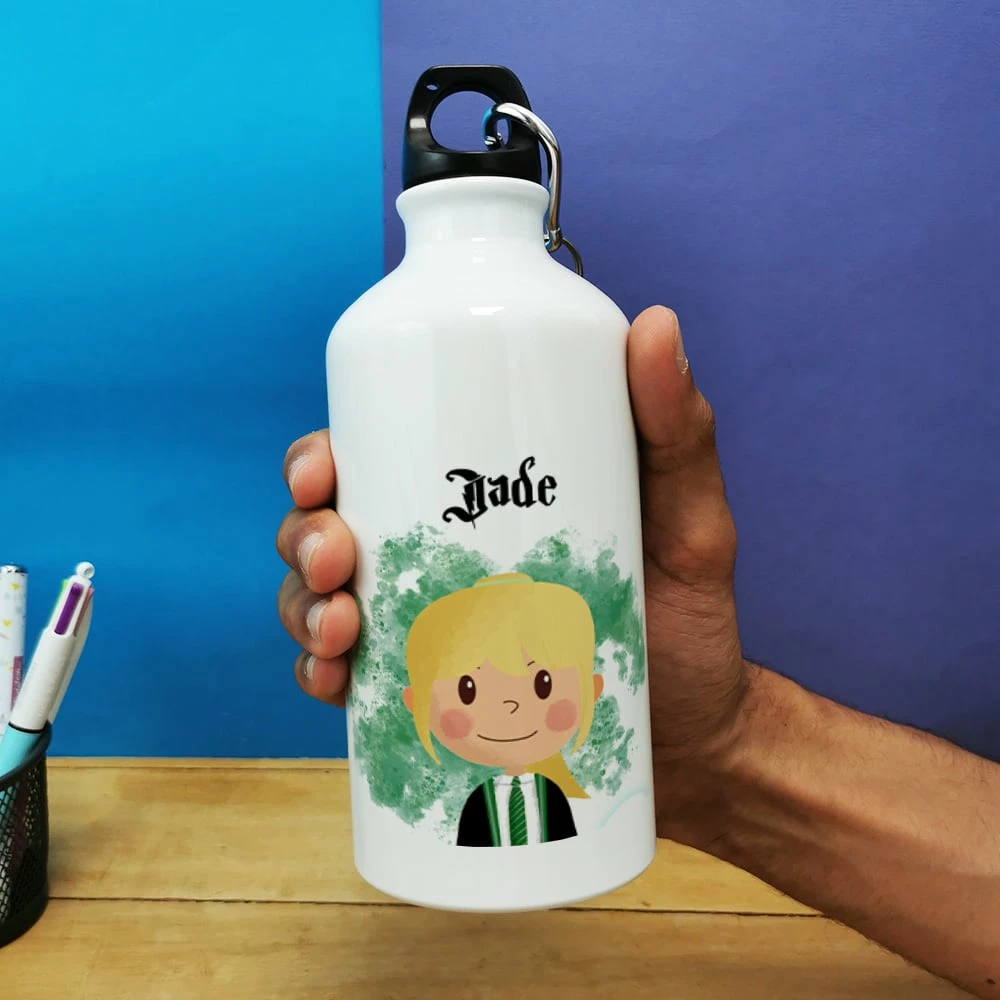 Gourde Personnalisée - Petite Sorcière - Cadeau Rentrée Scolaire Pourfille – Image 4