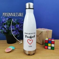 Bouteille Isotherme 500ml"Ma Petite Fille Parfaite" - Cadeaumamie,papy Personnalisé