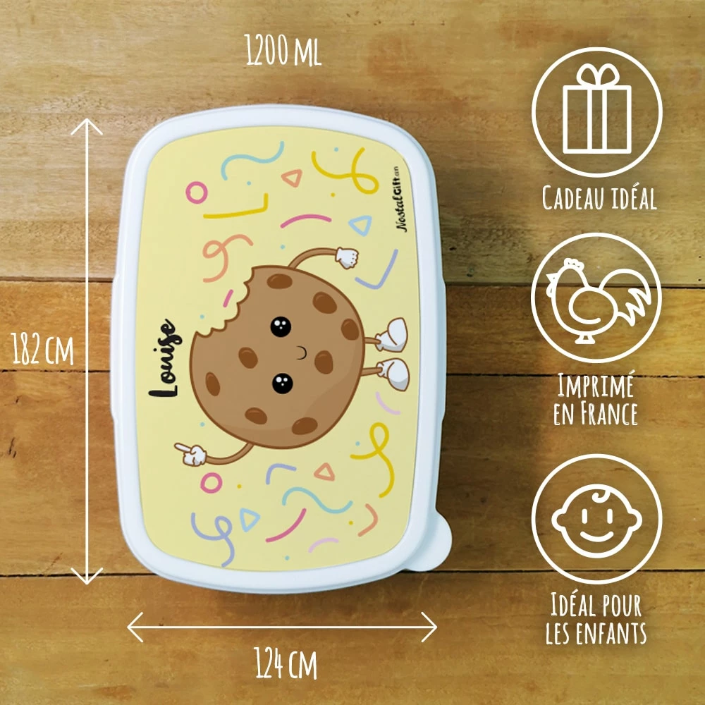 Boîte à Goûter Enfant PersonnaliséeCookie – Image 2