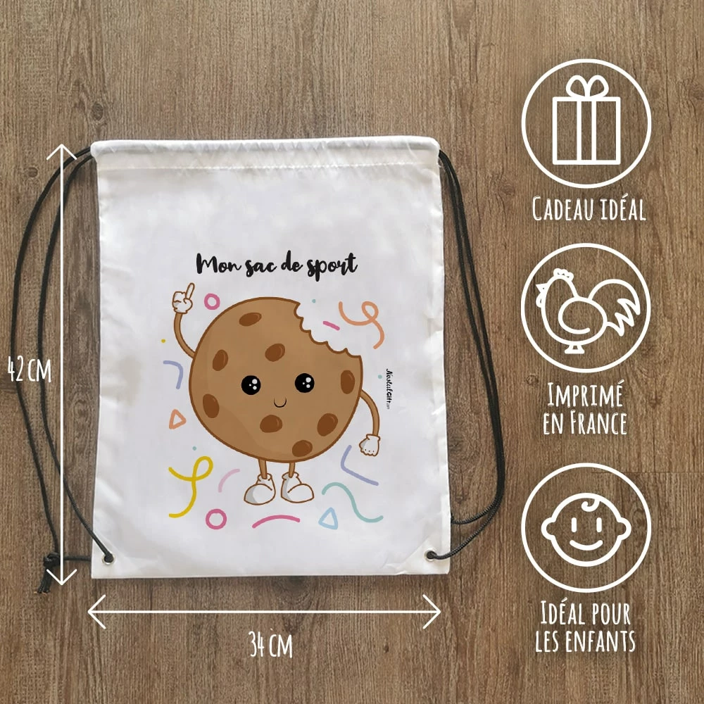 Sac Ă Dos Sport : Gym, Piscine... - Cookie â Image 3