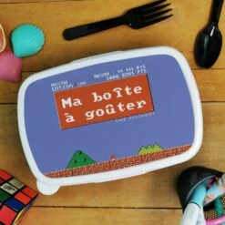 Boîte à Goûter Enfant - Retrogaming : Cadeau Garçon