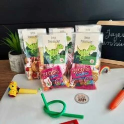 5 Sachets De Bonbons - Joyeux Dinoversaire