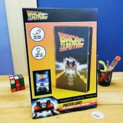 Retour Vers Le Futur - Poster Lumineux USB - Mural Ou Sur Pied
