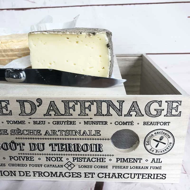 Boite Ă Fromage - Cave D'affinage Avec Couteau Et Grille De Ventilation â Image 2