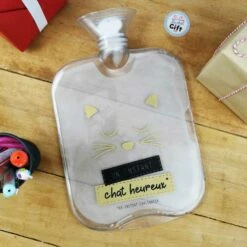 Bouillotte XXL 2L - "Un Instant Chat Heureux"