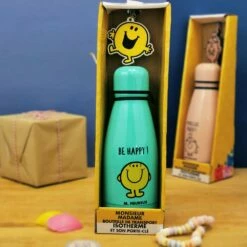 Bouteille Isotherme Et Porte Clé - Mr Heureux - Monsieur Madame