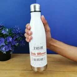 Bouteille Isotherme 500ml"Je Suis Une Belle Maman Qui Déchire" - Cadeau Belle Mère