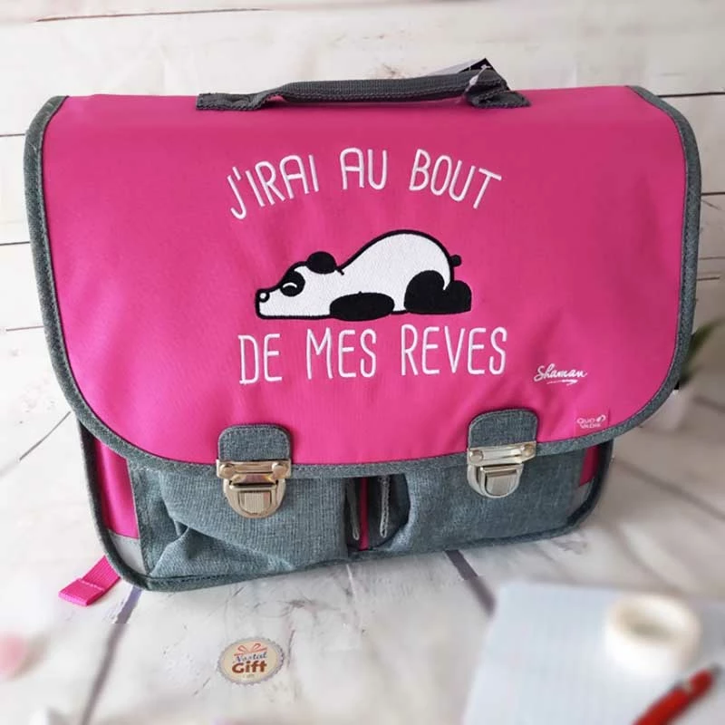 Cartable Vintage 38 Cm J'irais Au Bout De Mes RĂȘves - Quo Vadis