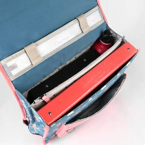 Cartable 38 Cm Rétro Moulin - Caméléon - Green Windmill - CP, CE1, CE2 – Image 2