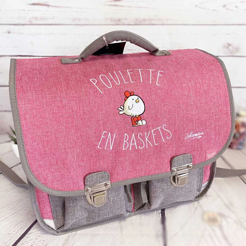 Cartable Vintage 38 Cm Poulette En Baskets - Quo Vadis
