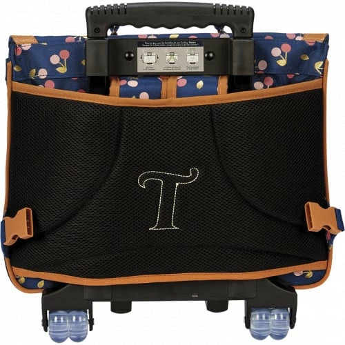 Cartable à Roulettes Bleu Alexa 38 Cm Imprimé De Cerises - Tann's – Image 4