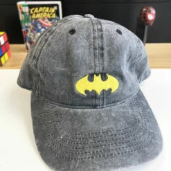 Batman - Casquette Grise Baseball Ajustable