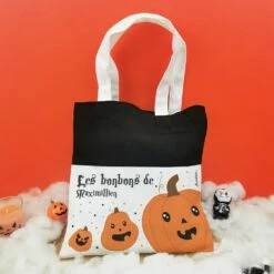 Sac Bonbon Citrouilles D'Halloween Personnalisé -" Les Bonbons De..."