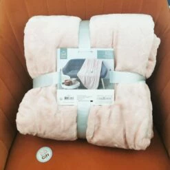 Plaid Doux Rose 140X200 CM