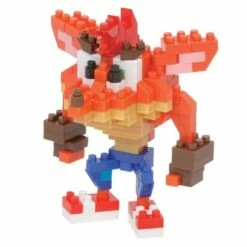 Nanoblock - Crash Bandicoot - Crash - Figurine Mini à Monter