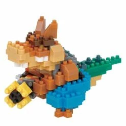 Nanoblock - Crash Bandicoot - Dingodile - Figurine Mini à Monter