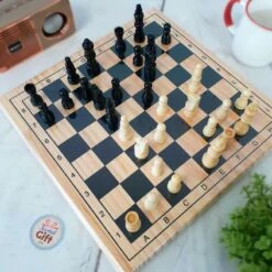Jeu De Société - Jeu D'échecs En Bois