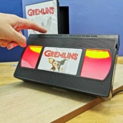 Gremlins - Lampe Veilleuse VHS 10,5x19cm - License Officielle - 7 Couleurs