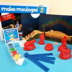 Mako Moulages - "Ma Crèche De Noël" - 5 Moules