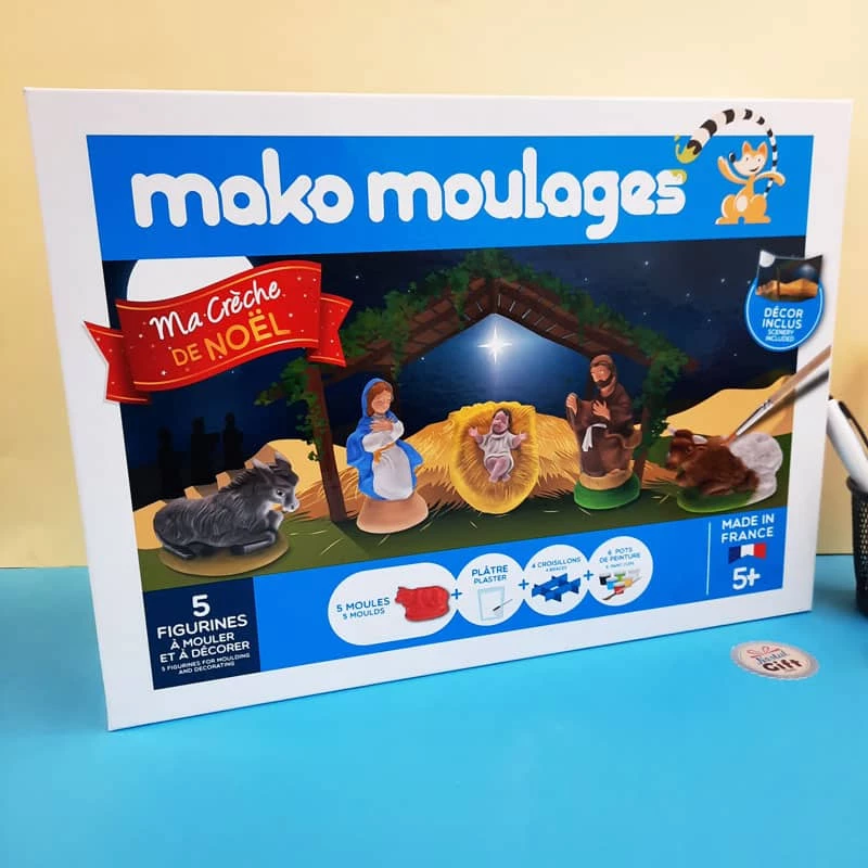 Mako Moulages - "Ma Crèche De Noël" - 5 Moules – Image 2