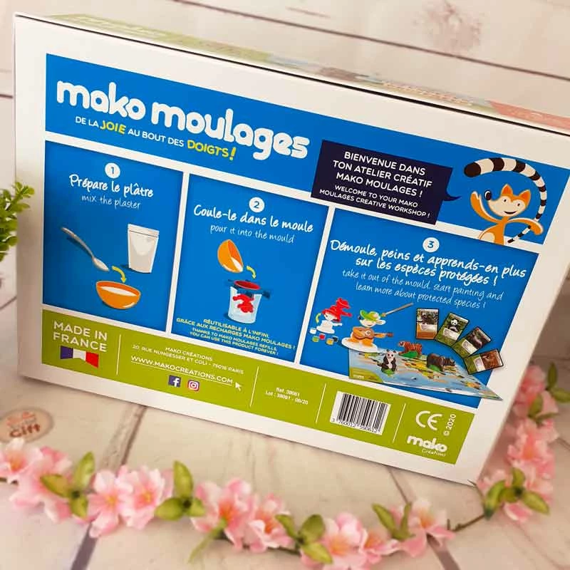 Mako Moulages Les Espèces Protégés - Défi Nature - 4 Moules – Image 4