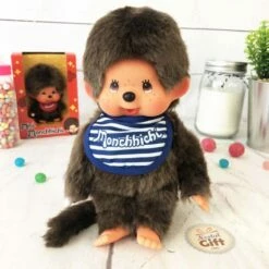 Peluche Monchhichi Kiki Bavoir MariniĂšre (20 Cm)