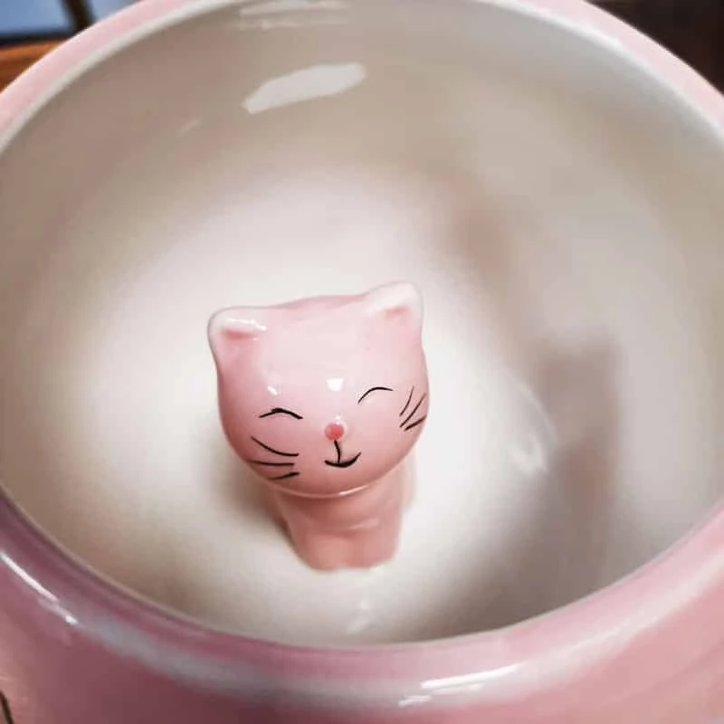 Mug 3D Chat Rose - La Vraie Star C'est Le Chat – Image 4