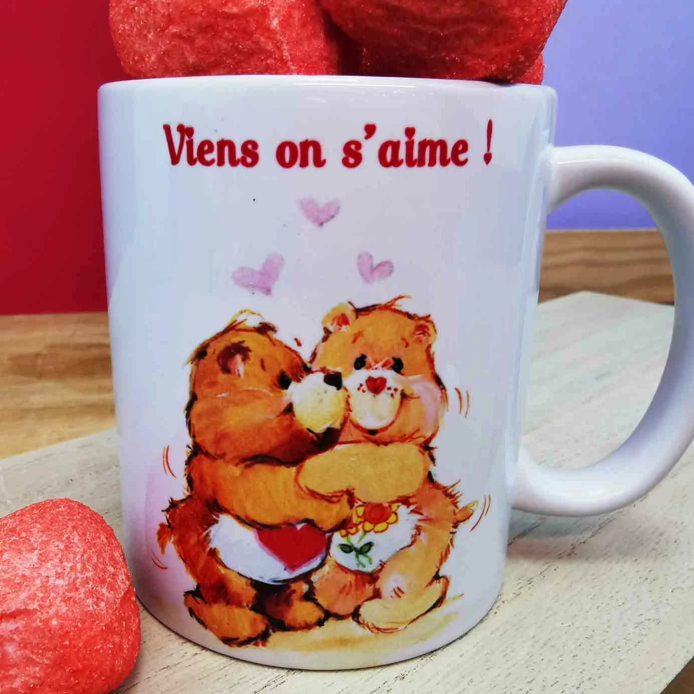 Mug Bisounours Et Ses Guimauves CĆurs (x5) - Viens On S'aime ! â Image 4