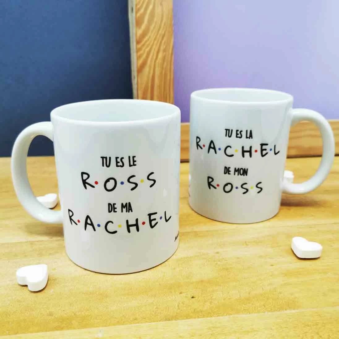 Mug Duo "Tu Es La Rachel De Mon Ross" – Image 6
