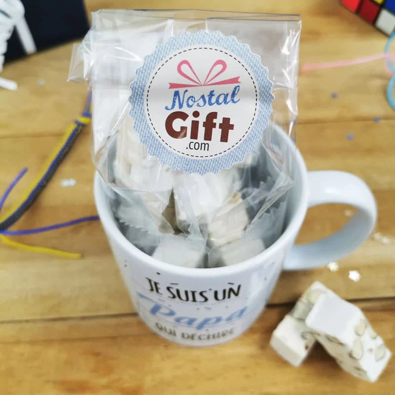 Mug "Je Suis Un Papa Qui Déchire" Rempli De Nougats X10 – Image 5