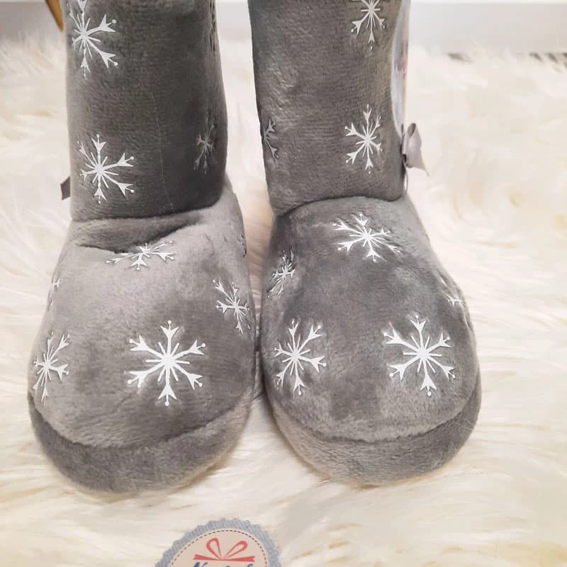Chaussons Botte La Reine Des Neiges - Gris - Pour Enfant - Taille 29/30/31/32 â Image 3