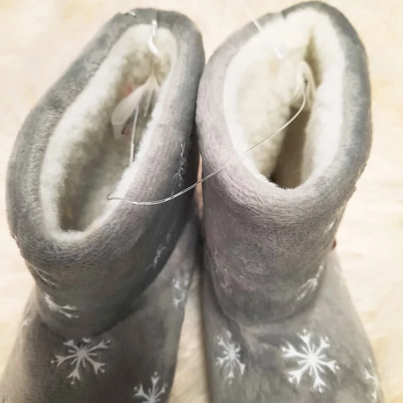 Chaussons Botte La Reine Des Neiges - Gris - Pour Enfant - Taille 29/30/31/32 â Image 4