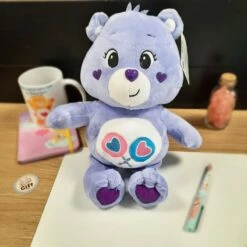 Peluche Bisounours Violet (28cm) - Tougentille - Version 2019