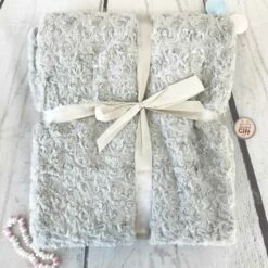 Plaid Doux Gris Clair 120X150 CM