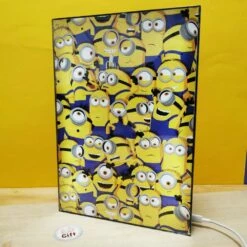 Poster Lumineux LED USB Mural Ou Sur Pied - Les Minions