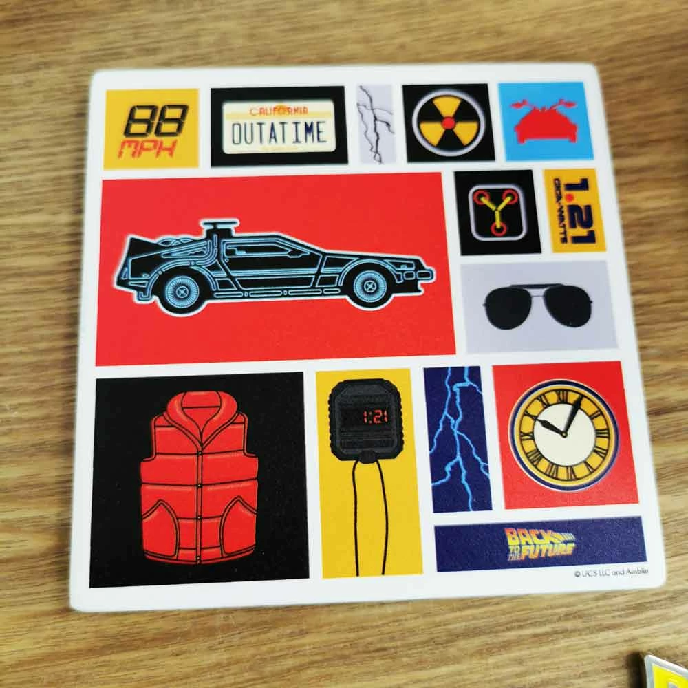 Retour Vers Le Futur - Set 3 Pièces - Mug, Sous-verre Et Porte-clé – Image 3