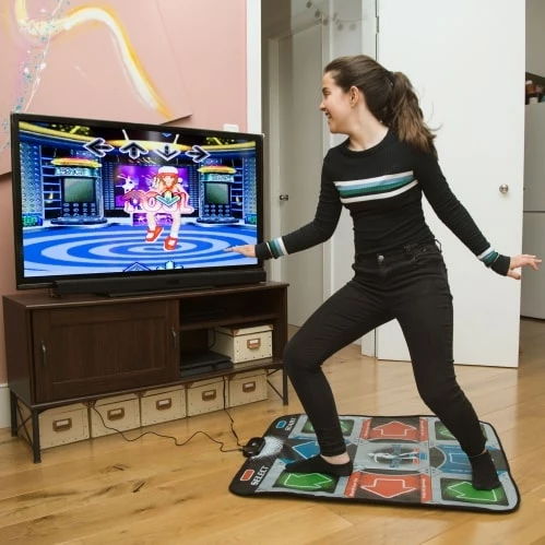 Tapis De Danse Rétro Sur Télévisionavec Plus De 100 Chansons – Image 2