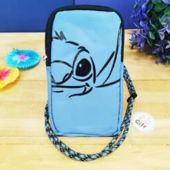 Stitch - Mini Sac à Bandoulière / Portefeuille Pour Téléphone