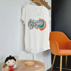 Wonder Woman - T-shirt Blanc Femme