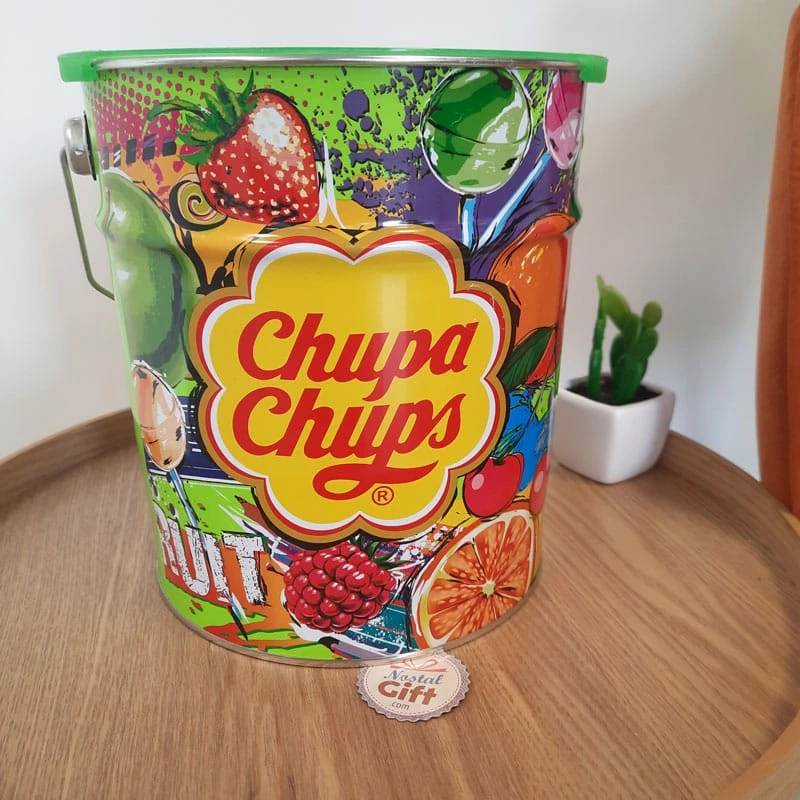 Chupa Chups - Tubo - Pot Métal Fruits De 150 Sucettes