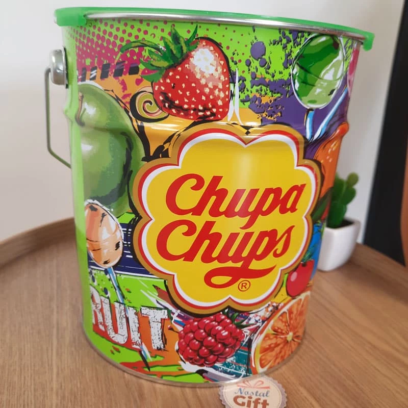 Chupa Chups - Tubo - Pot MĂ©tal Fruits De 150 Sucettes â Image 2